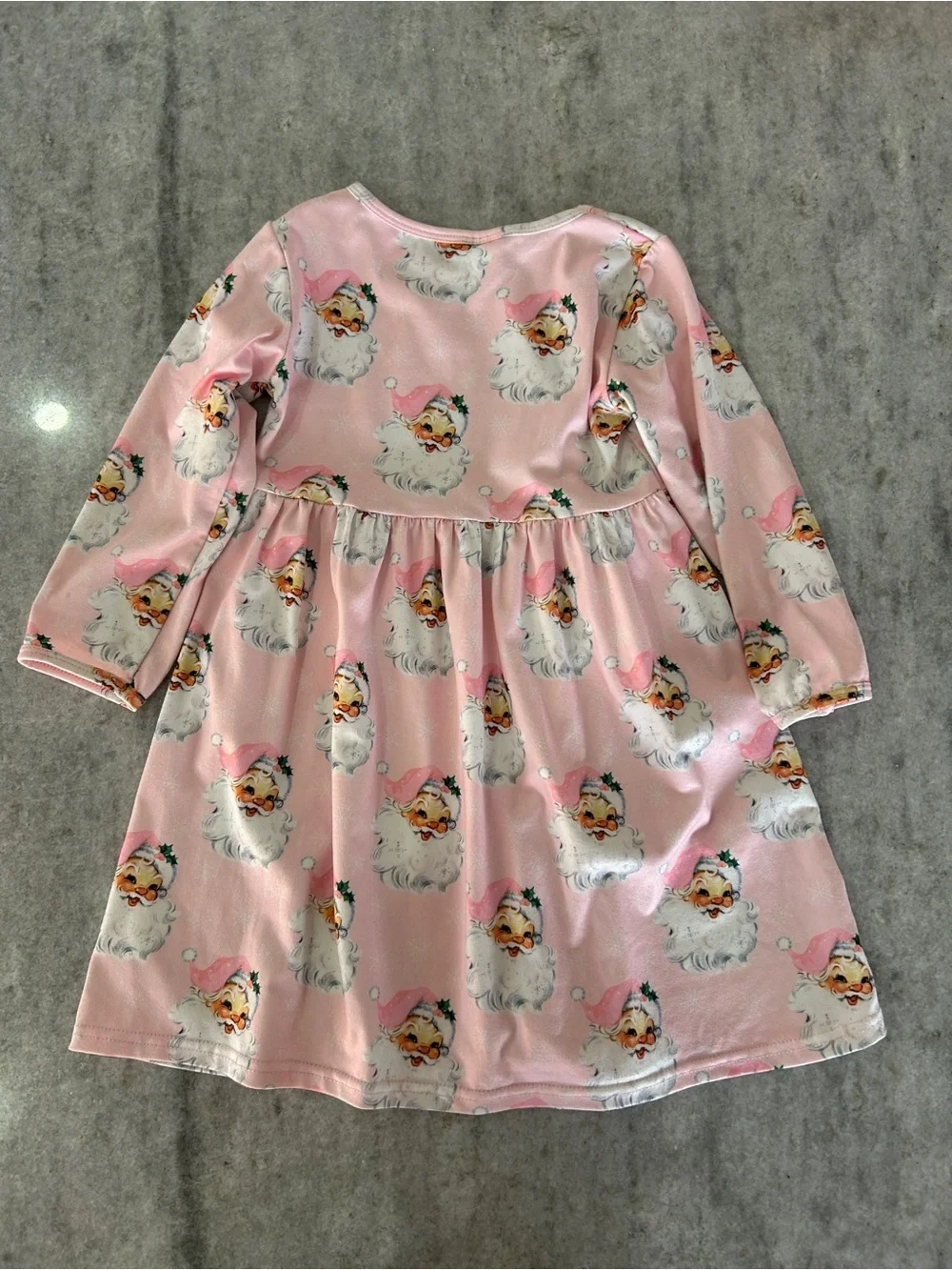 Pink Santa Dress Size 4